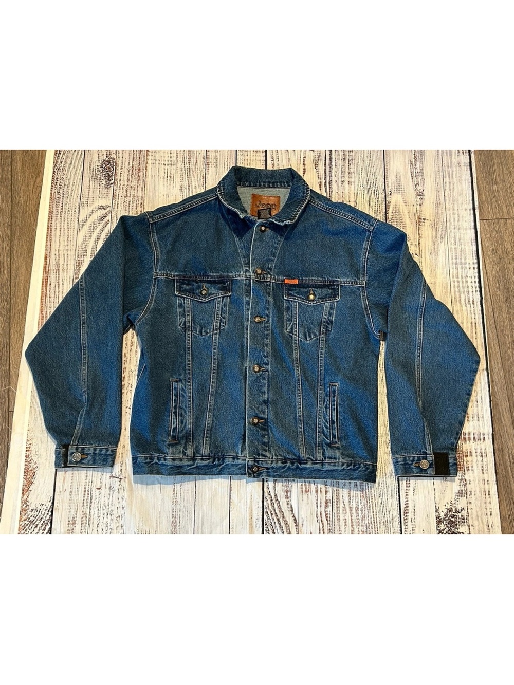 Jeep Men's Dark Blue Denim Jacket